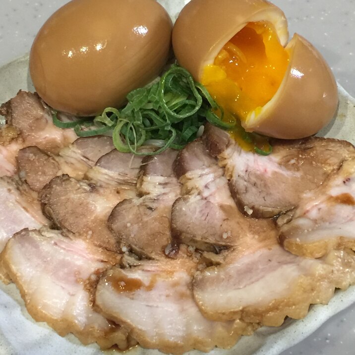 電気圧力鍋で簡単チャーシュー&味付け玉子